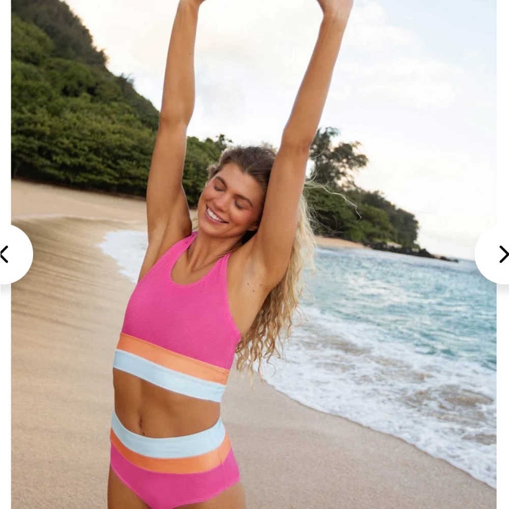 Sunikini sporty two piece bathing suit NWT size L